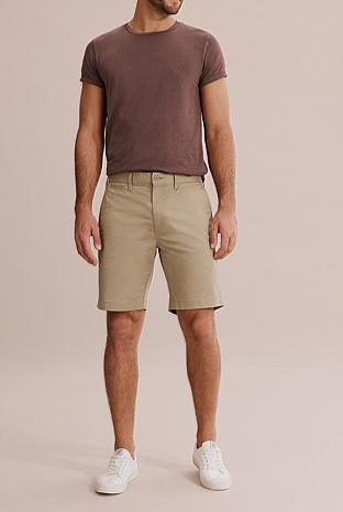 Verified Australian Cotton Stretch Chino Short