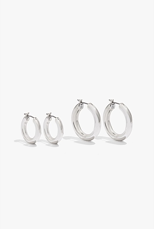 Hoop Earring Pack of 2