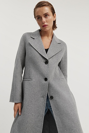 Corneliani two-pocket single-breasted coat - Grey