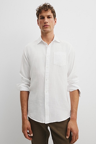 Regular Fit Organically Grown Linen Shirt