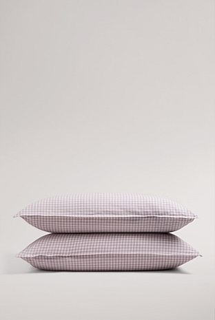 Noni Gingham Standard Pillowcase Pair