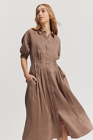 Country road silk dress best sale