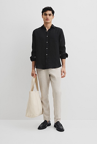 Organically Grown Linen Regular Fit Shirt