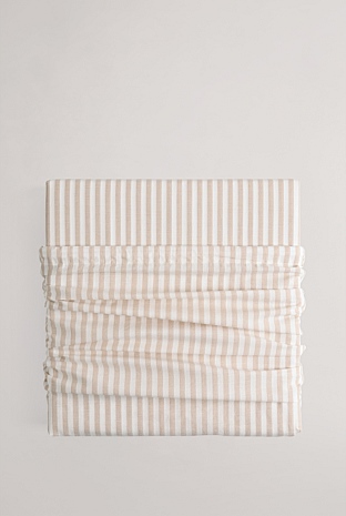 Brae Australian Cotton Stripe Super King Quilt Cover