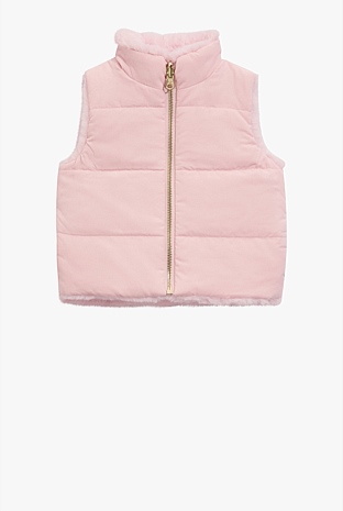 Reversible Faux Fur Vest