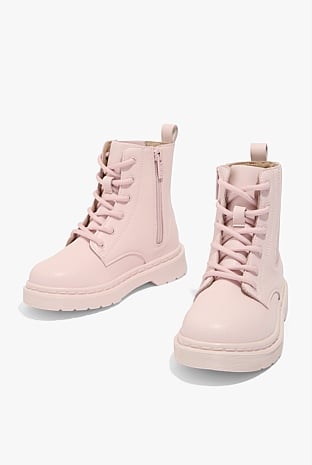 Mineral Pink Lace Up Boot Accessories Country Road