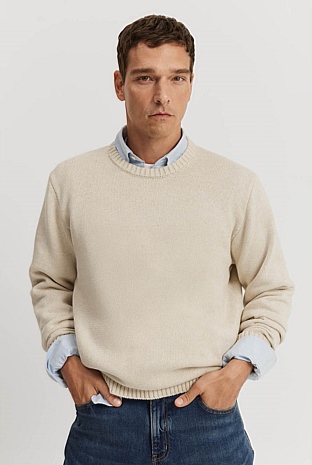 Australian Cotton Crew Knit