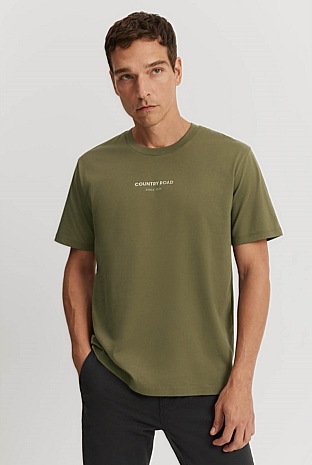Australian Cotton Modern Logo T-Shirt