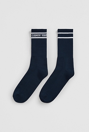 Australian Cotton Blend Country Road Sport Crew Sock