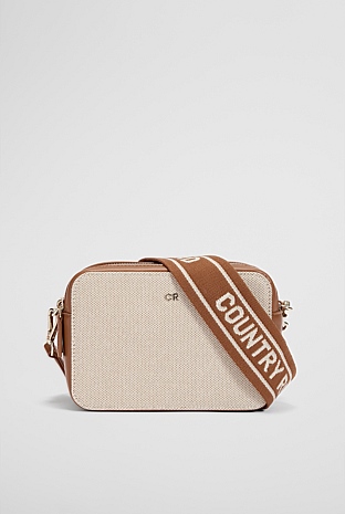 Canvas Contrast Camera Bag