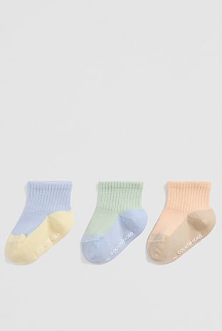 Quarter Crew Sock Pack of 3