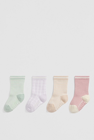 Rib Sock Pack of 4