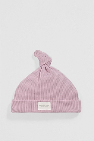 Organically Grown Cotton Waffle Beanie