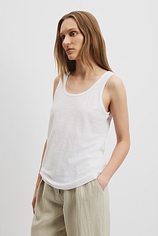 Linen Jersey Tank