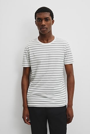 Pima Crew Stripe T-Shirt