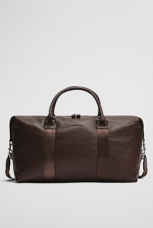 Leather Weekender