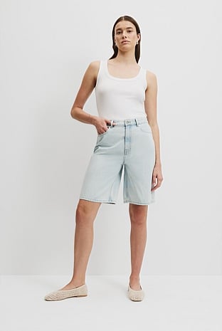 Denim Bermuda Short