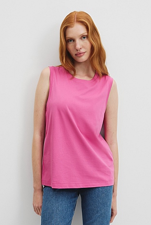 Australian Cotton Relaxed Tank