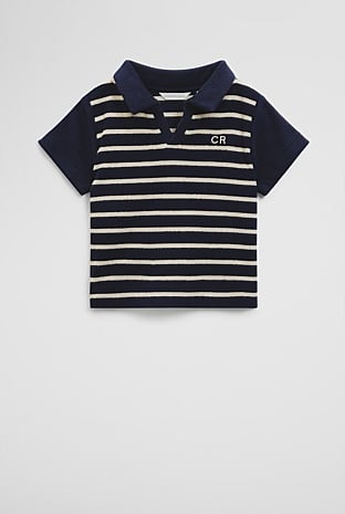 GOTS-Certified Organic Cotton Terry Polo Shirt