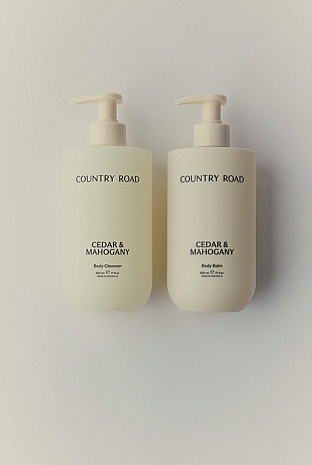 Australian Made Cedar & Mahogany Body Care Duet