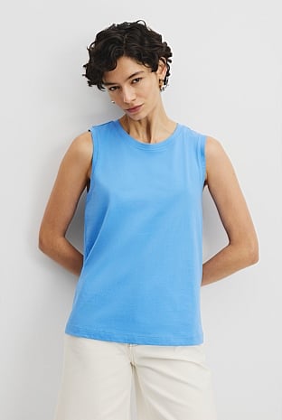 Australian Cotton Relaxed Tank