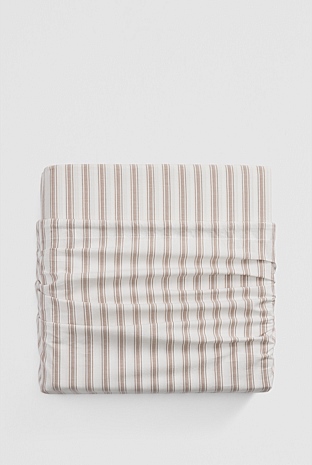 Brae Australian Cotton Stripe King Quilt Cover