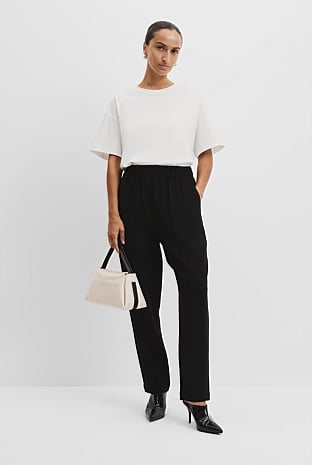 Pleated Tapered Pant