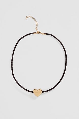 Heart Rope Necklace