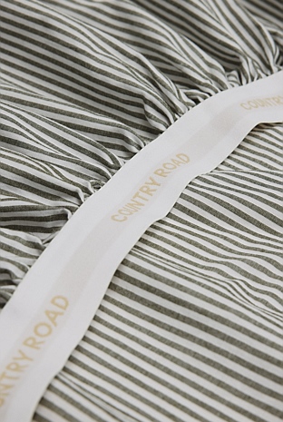 Brae Australian Cotton Stripe King Fitted Sheet