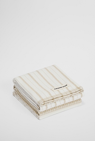 Laine  Australian Cotton Tea Towel Pack of 3