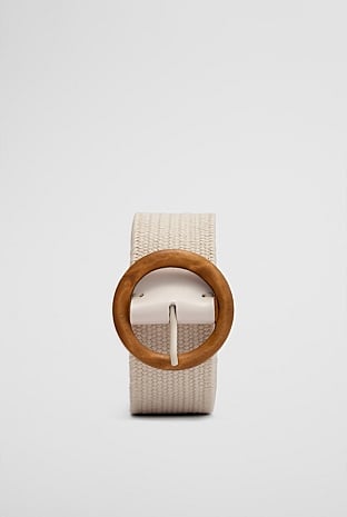 Recycled Polyester Woven Stretch Belt