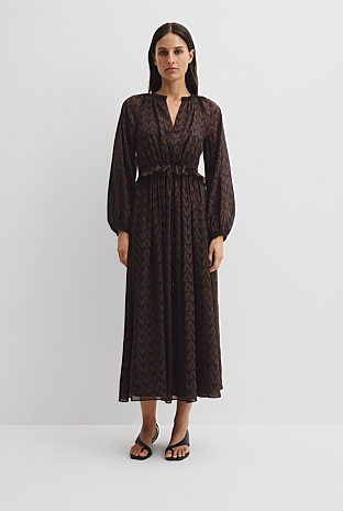 Print Midi Dress