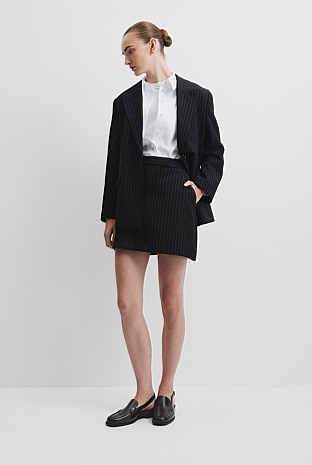 Pinstripe Skirt