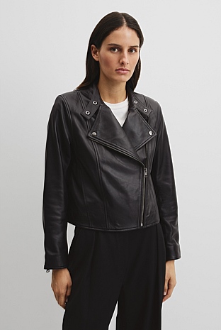 Leather Biker Jacket