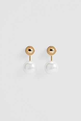 Ariel Pearl Drop Stud