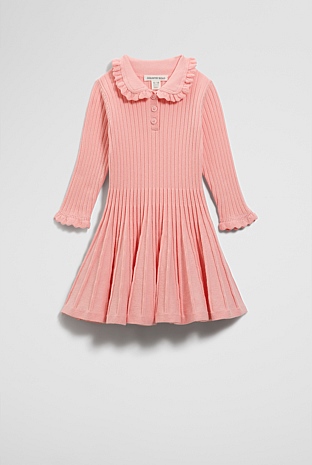 Collared Knit Dress