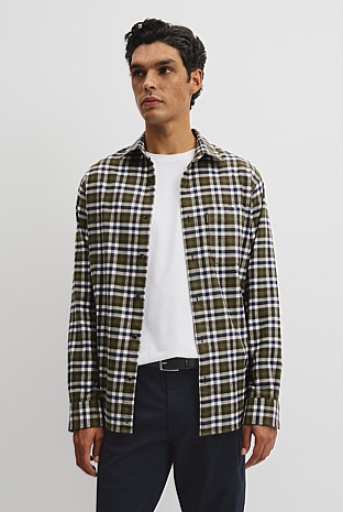 Regular Fit Flannel Check Shirt