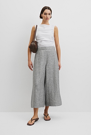 Linen Wide Leg Pant