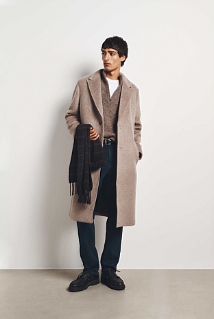 Single Breasted Tailored Overcoat