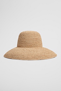 Raffia Wide Brim Hat