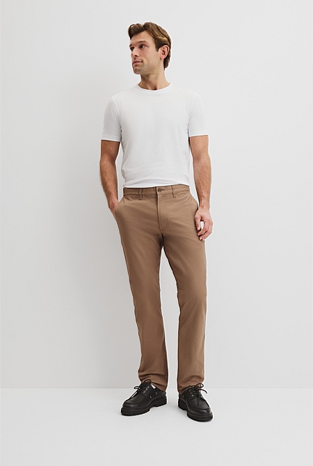 Australian Cotton Standard Fit Stretch Chino