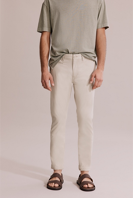 Australian Cotton Slim Fit Stretch Chino