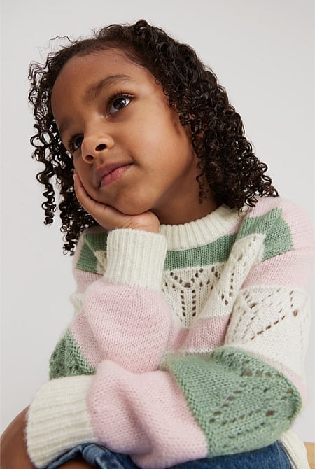 Girls 2024 knitted jumpers