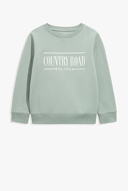 Country road embossed online logo sweat