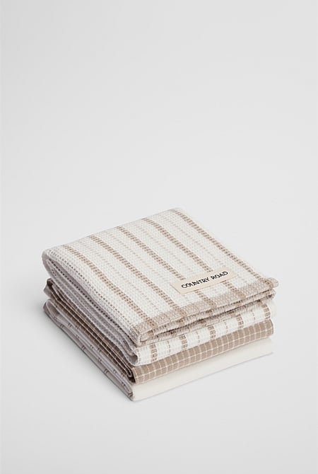 Laine Australian Cotton Tea Towel Pack of 3