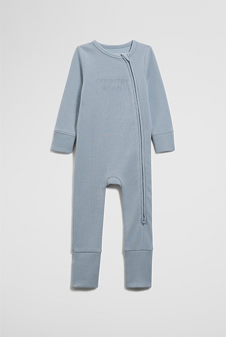Organically Grown Cotton Waffle Jumpsuit