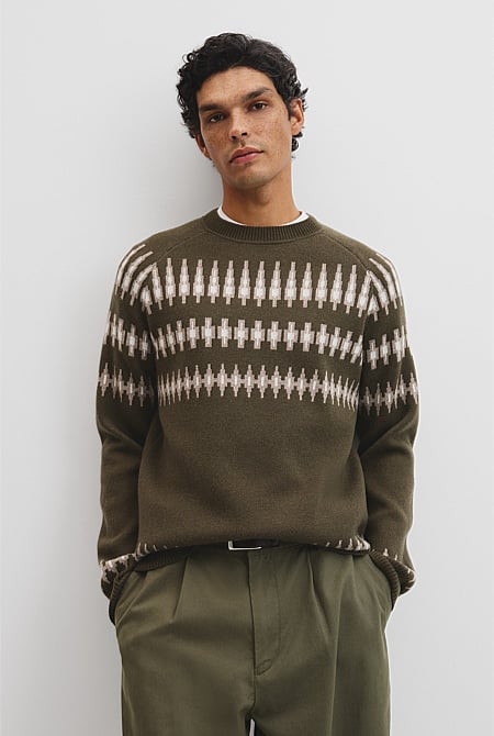 Wool Fair Isle Knit