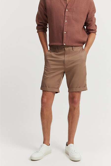Australian Cotton Stretch Chino Short