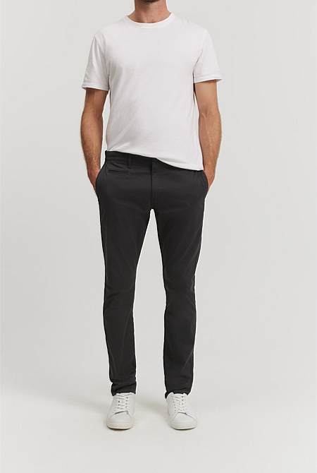 Australian Cotton Slim Fit Stretch Chino