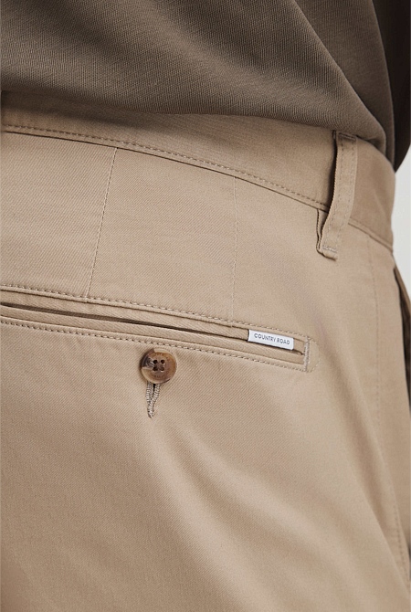 Australian Cotton Standard Fit Stretch Chino